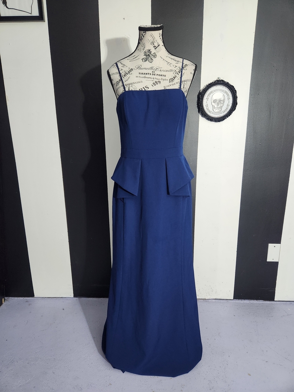 Peplum Maxi Dress